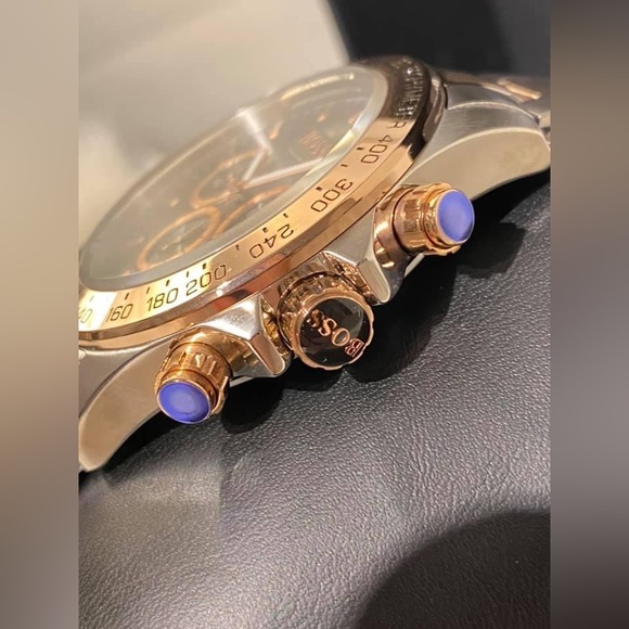 HB1513339 - Hugo Boss Men’s Ikon Two-Tone Chronograph Watch - Picture 9 of 11